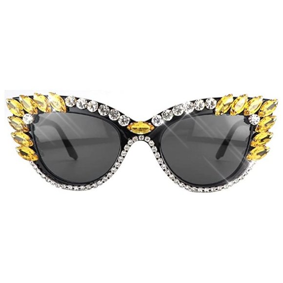NEW Sparkling Bling Swarovski Crystal Rhinestone Sunglasses UV400 +FREE … main image 8